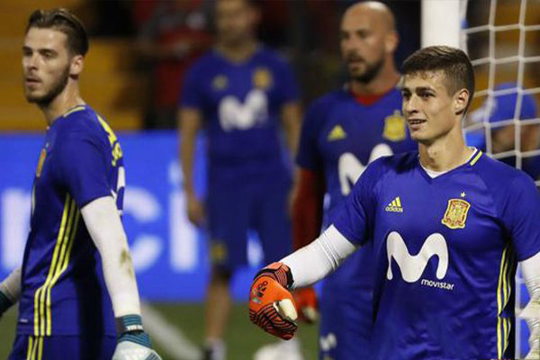 不过德赫亚的表现十分差,这也让凯帕成为西班牙的主力门将