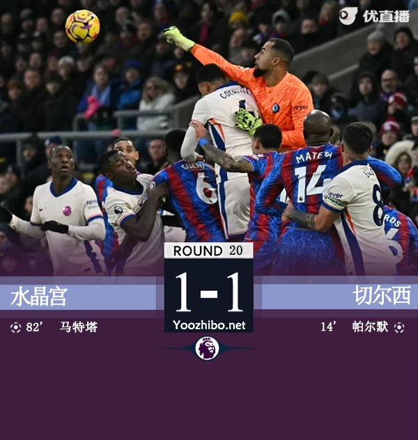 水晶宫vs<a href=/zuqiugengduo/chelsea/ target=_blank class=infotextkey>切尔西</a>