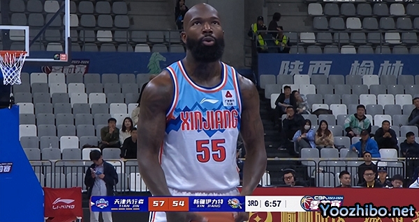 天津107-98轻取新疆 大卫-詹姆斯28+7 琼斯22+9 赵睿缺阵