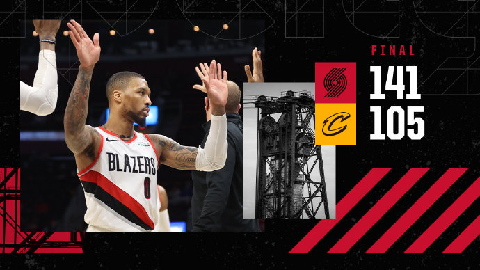 24直播网讯 5月6日讯 NBA常规赛,骑士主场迎战开拓者