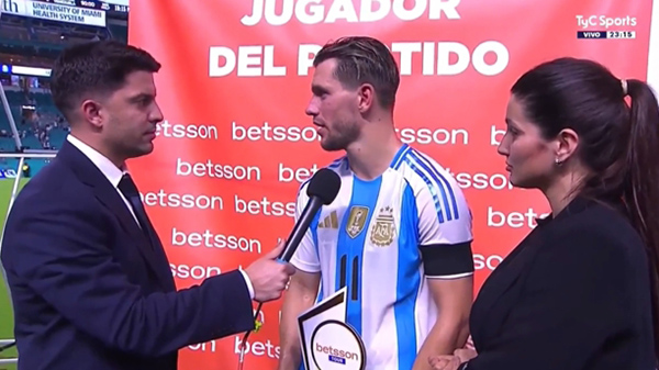 洛塞尔索：破门将胜利献给鲁索，重披国家队战袍感觉真好