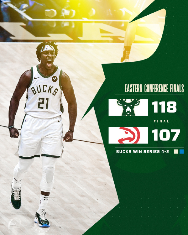 07月04日 NBA东部决赛G6 雄鹿vs老鹰 全场录像及集锦