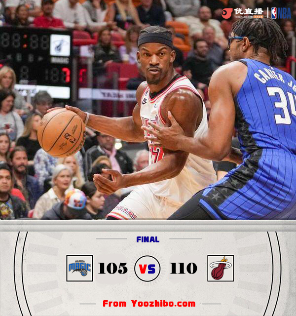 魔术追分未果,热火力克对手