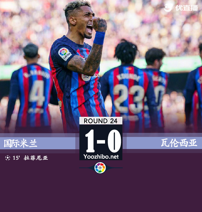 巴萨1-0瓦伦西亚