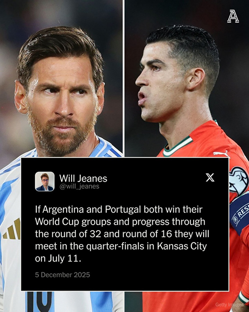 阿根廷葡萄牙若小组头名出线,<a href=/qiuxinggengduo/zuqiugengduo/119.html target=_blank class=infotextkey>梅西</a>C罗1/4决赛将提前相遇