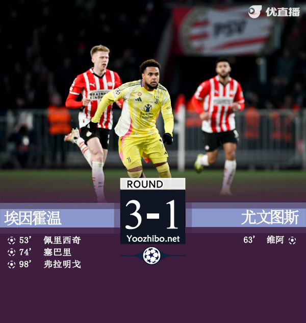 埃因霍温vs<a href=/zuqiugengduo/juventus/ target=_blank class=infotextkey>尤文图斯</a>
