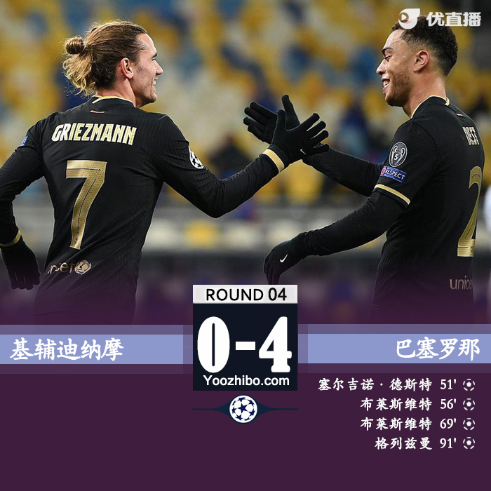 <a href=/zuqiugengduo/barcelona/ target=_blank class=infotextkey>巴萨</a>4-0基辅