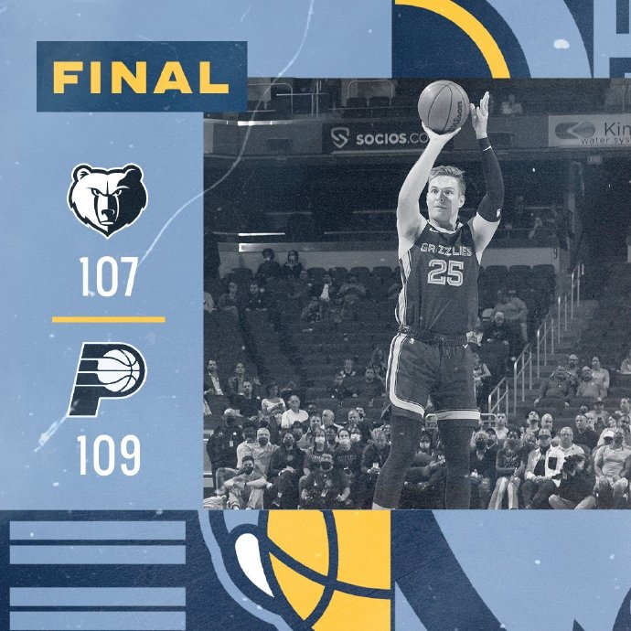 灰熊vs步行者 全场录像