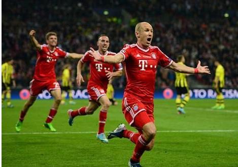 罗本在12/13欧冠决赛之中绝杀<a href=/zuqiugengduo/dortmund/ target=_blank class=infotextkey>多特蒙德</a>，为拜仁获得冠军